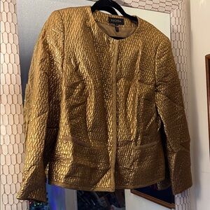 Escada Metallic Gold Women's Blazer